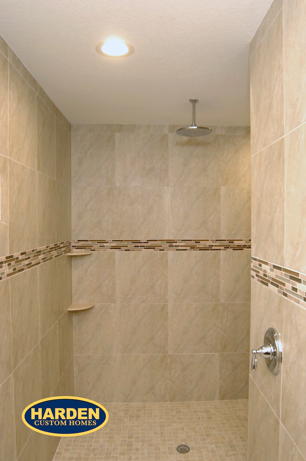 Homestead Custom Home Builder Master Shower