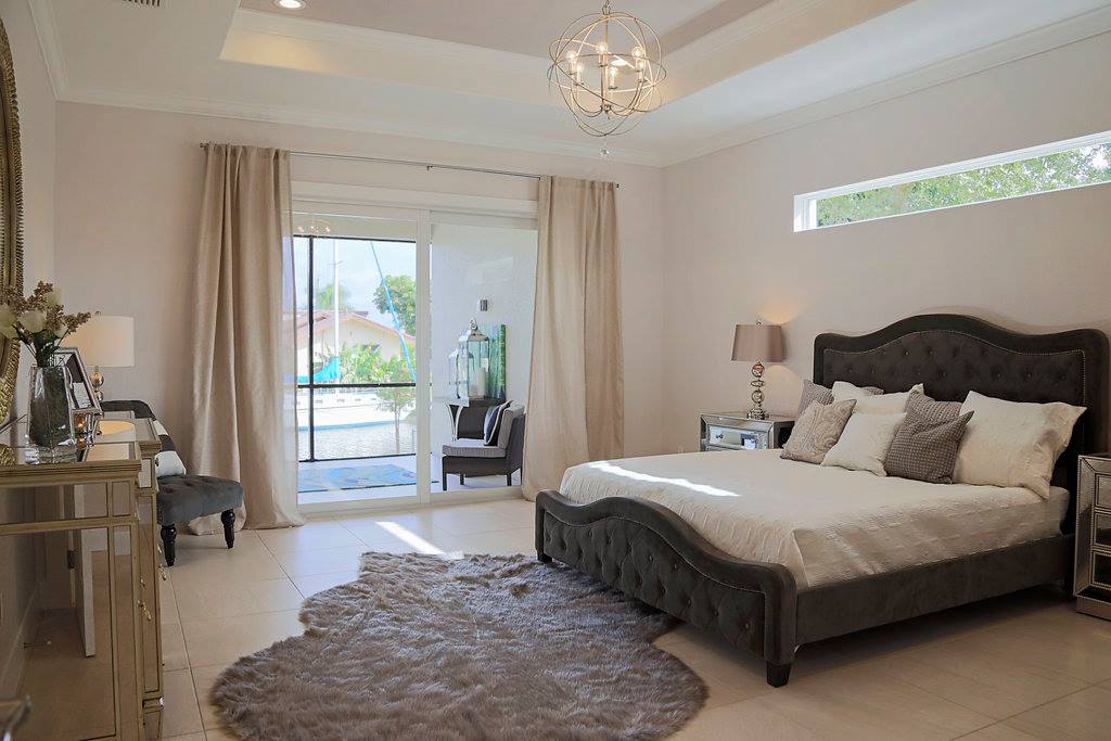 Pelican Cape Coral Custom Home Builder Master Bedroom